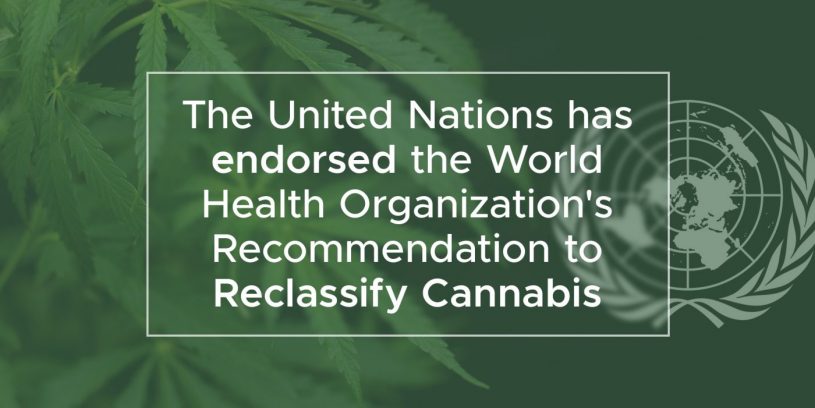 The United Nations Commission for Narcotic Drugs remove cannabis - we are canna