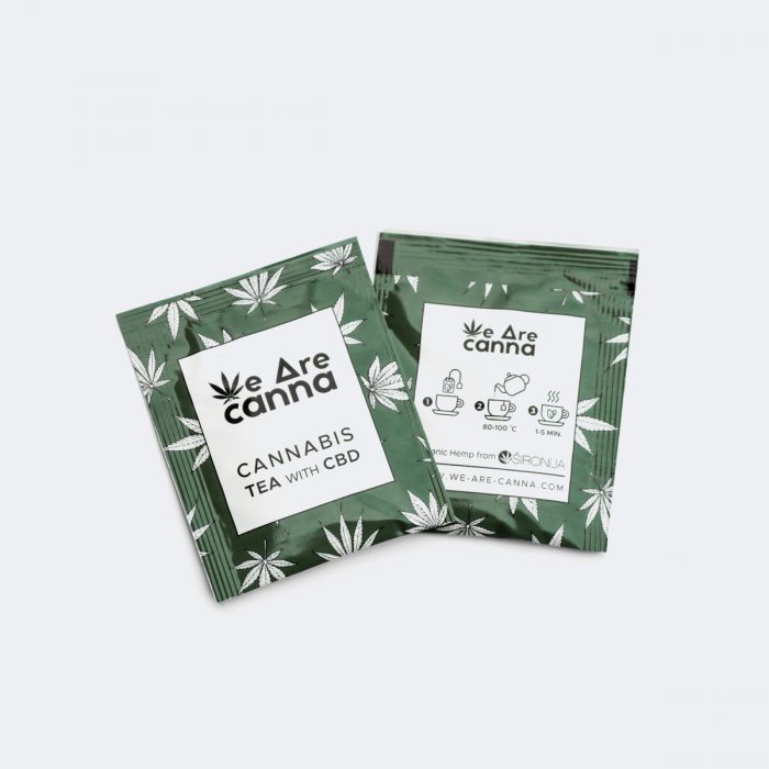 Cannabis Tea with CBD Box of 50pcs - We Are Canna