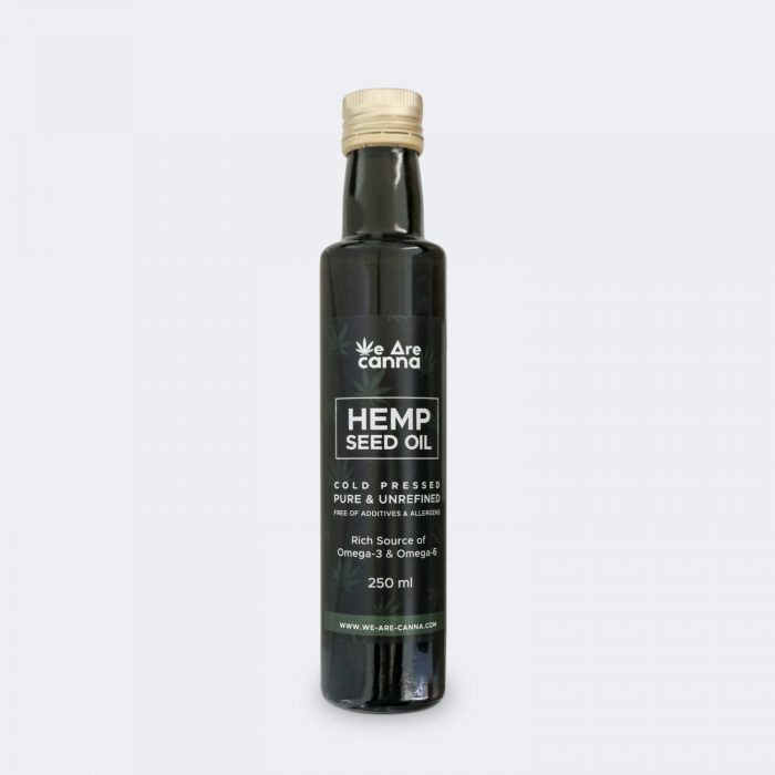 Hemp seed oil - kanapiu seklu aliejus we are canna