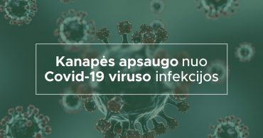 Kanapės apsaugo nuo Covid-19 viruso infekcijos